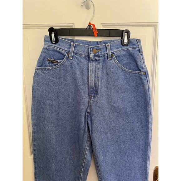Lee Denim Riders Vintage Women's 29 X 29 in Jeans 90s Style High Rise Tapered - Picture 3 of 12